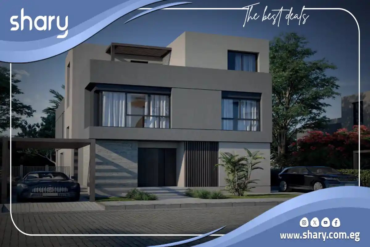 Townhouse for sale in The Valleys Compound, area of 165 sqm