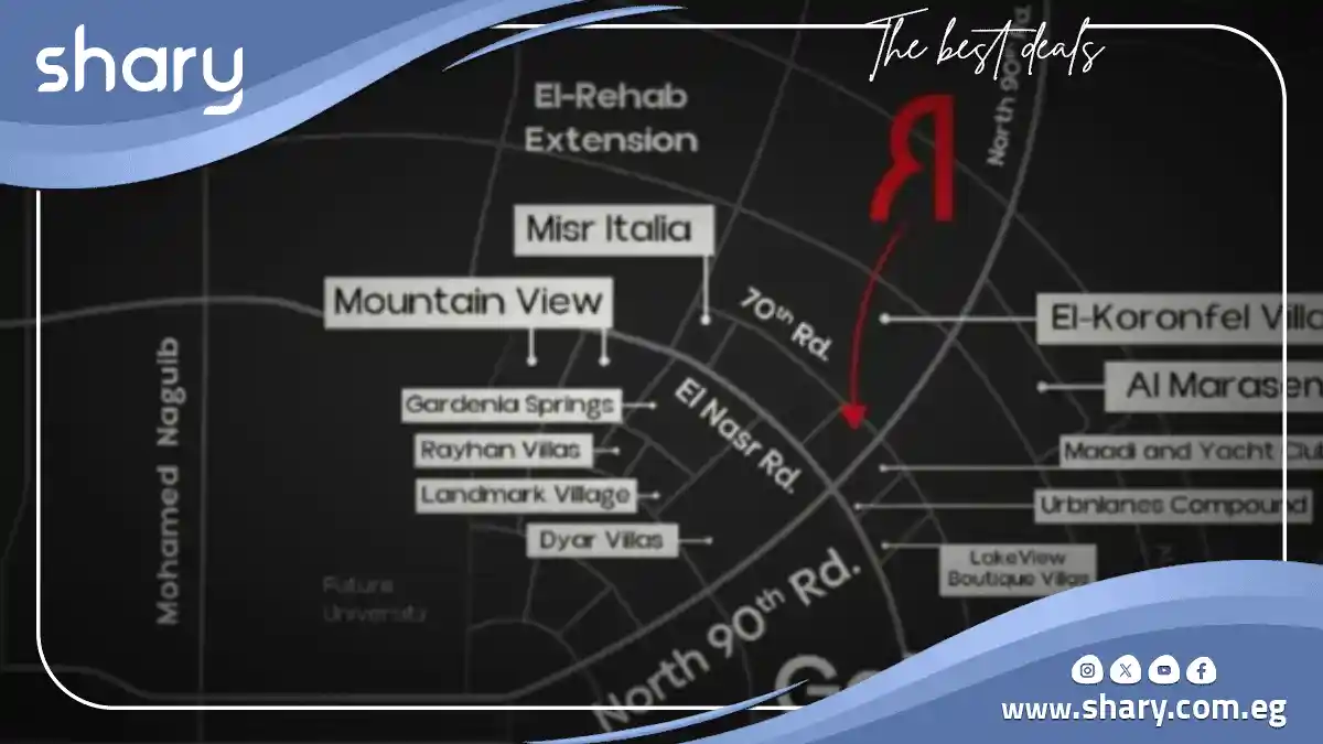 صيدلية للبيع في مول راق هب التجمع الخامس مساحة 86 متر²