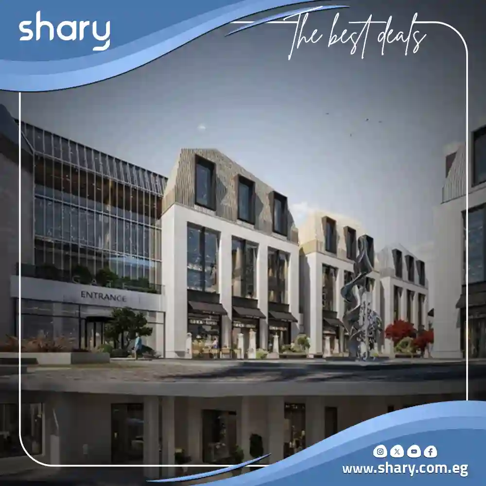 محلات للبيع في مول Patterns التجمع الخامس مساحة 60 متر²