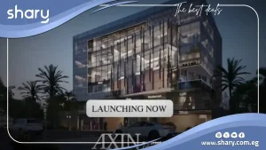 وحدة مميزة للبيع في مول أكسين التجمع الخامس مساحة 30 متر²