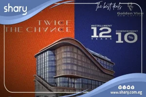 Administrative office for sale in Golden View New Capital Mall 36 meters