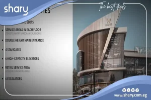 Administrative office for sale in Mall Wingate New Cairo 58 meters