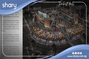 Commercial shop for sale in Mall Wingate New Cairo 100 meters