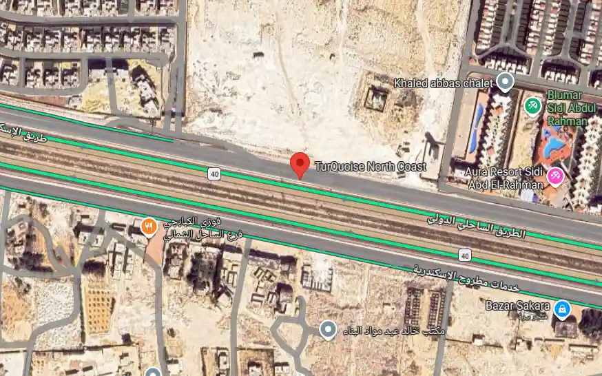 موقع قرية تركواز الساحل الشمالي 