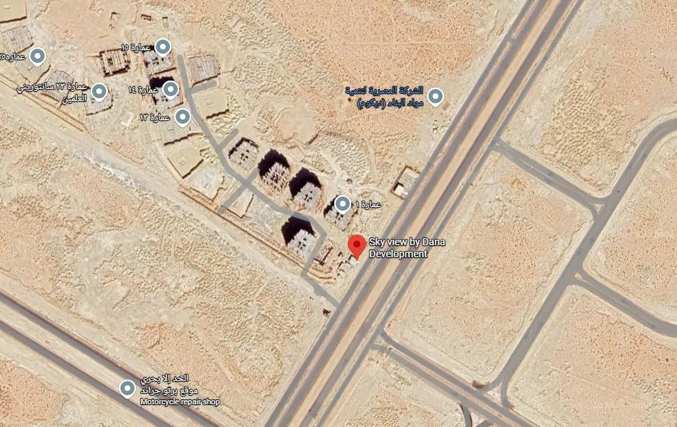 موقع قرية سكاي فيو العلمين الجديدة