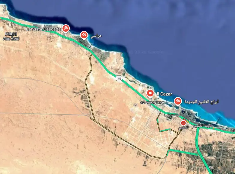 موقع قرية صافية راس الحكمة