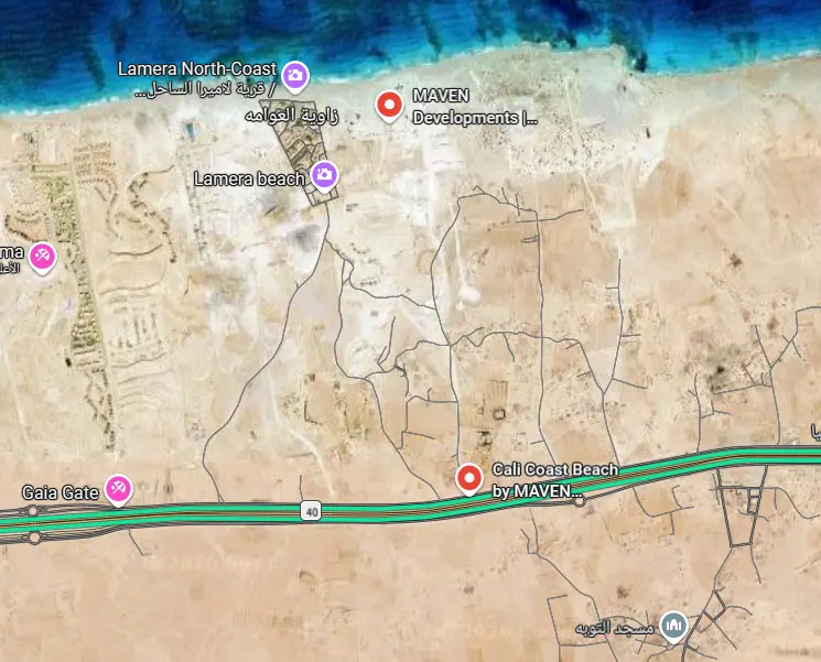 موقع قرية كالي كوست الساحل الشمالي 