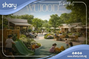 شقة للبيع في وجود ريزيدنس التجمع الخامس مساحة 110 متر مربع