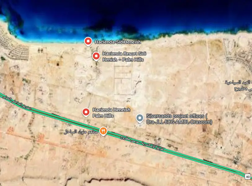 موقع قرية هاسيندا سيدي حنيش 