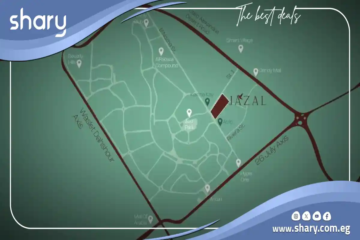 موقع كمبوند جازال زايد