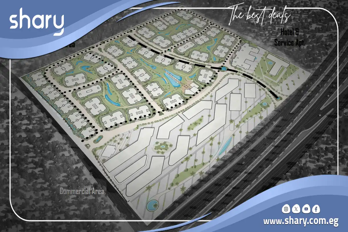 كمبوند اقمار اكتوبر 4 تصميم كمبوند اقمار اكتوبر