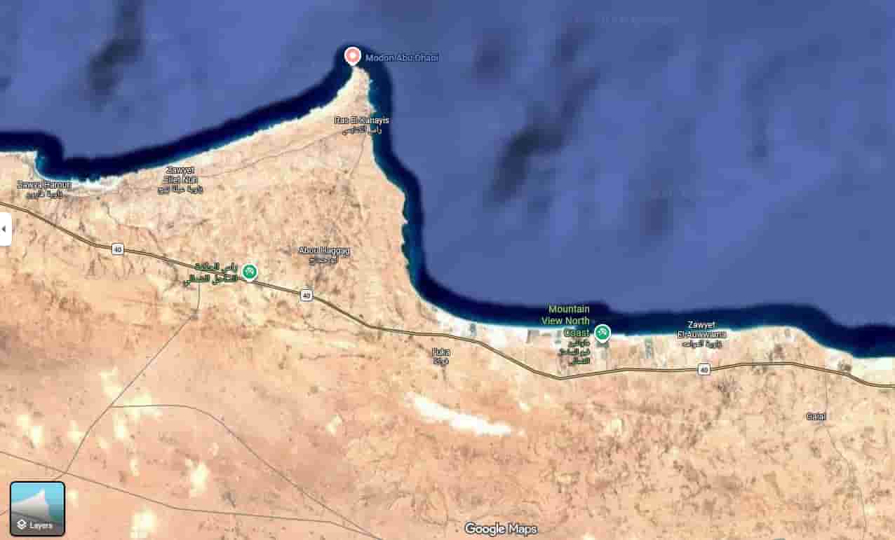 موقع مشروع مدن راس الحكمة