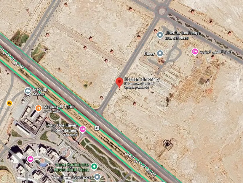 L’Hiver New Alamein Village Map Location