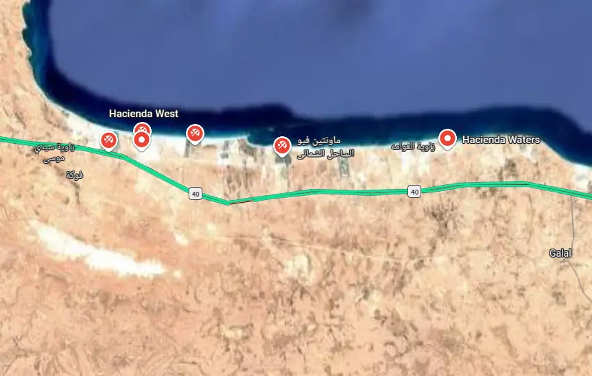 موقع قرية هاسيندا بلو رأس الحكمة