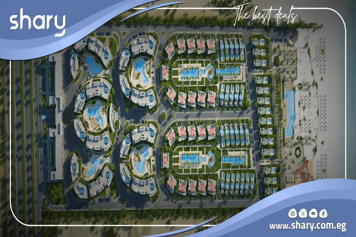 تفاصيل وأسعار قرية كيو باي الساحل الشمالي Q Bay North Coast 10 منتجع q bay north coast