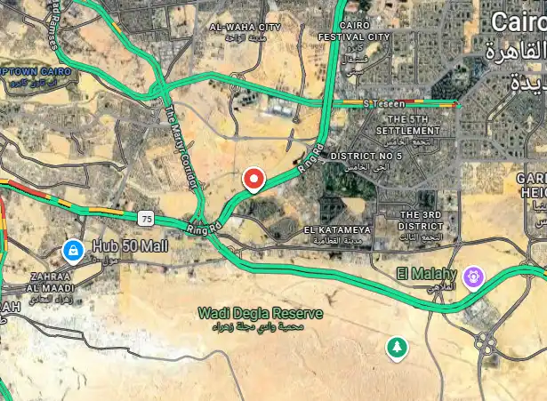 موقع سيتي ستارز بارك ستريت القاهرة الجديدة