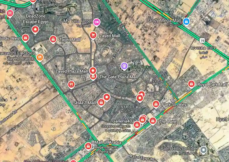 LVL Mall El Sheikh Zayed  Map Location