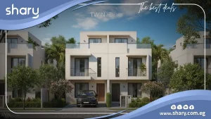 Corner townhouse villa for sale in SVN Shades New Zayed with an area of 269 sqm