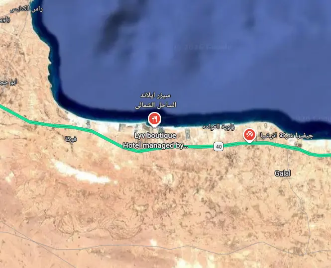 Lyv Caesar Ras El Hekma Map Location