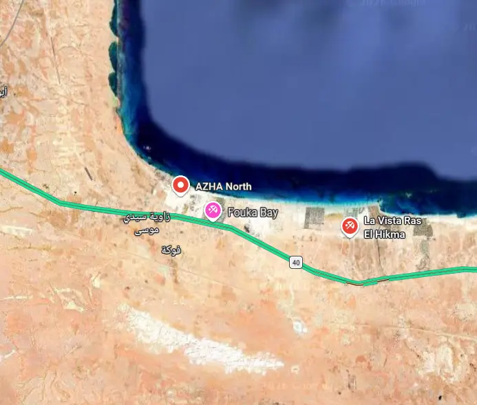 Azha Ras El Hekma  Map Location