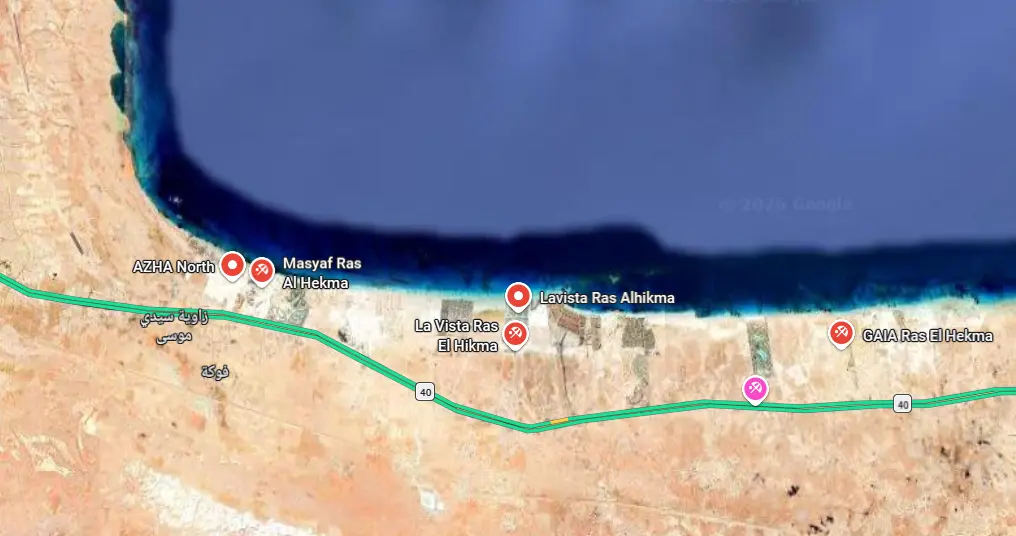 Amalfi Ras El Hikma  Map Location