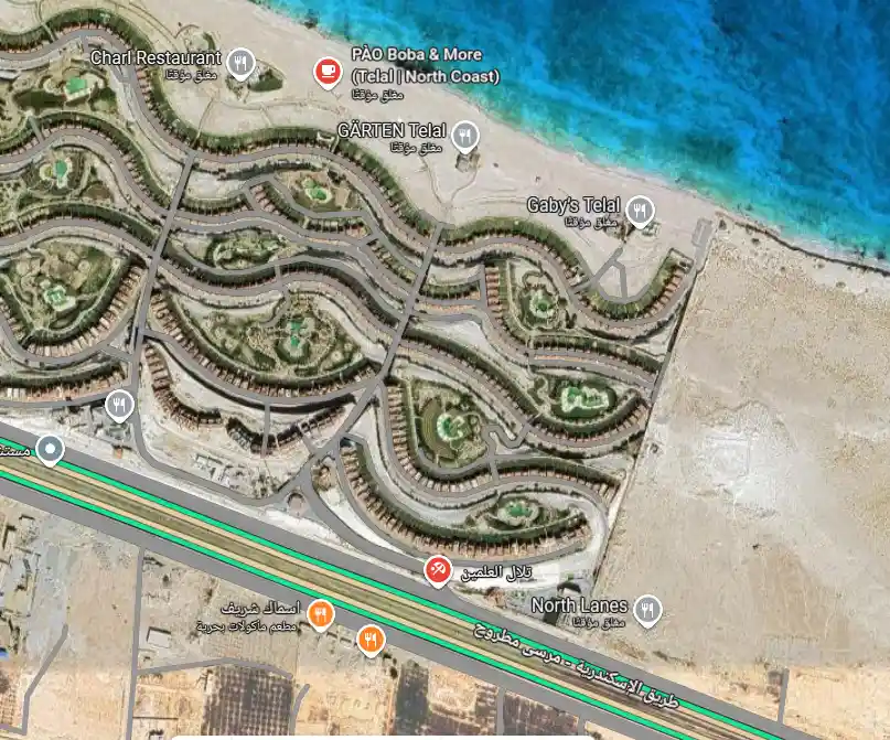 Telal North Coast  Map Location