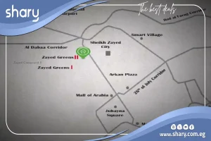 فيلا مستقلة للبيع في زايد جرينز 2 زايد الجديدة 415 متر مربع