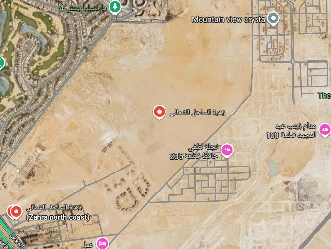 Zahra north coast Village Map Location