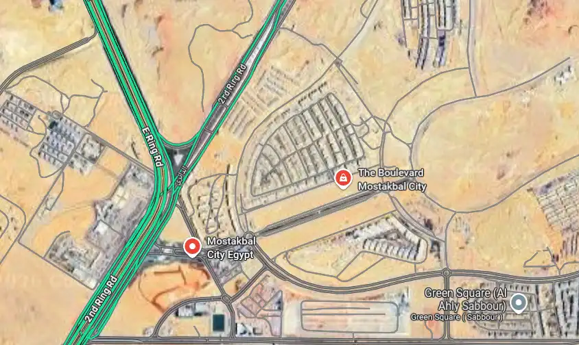 Sumou Boulevard Mostakbal City Map Location