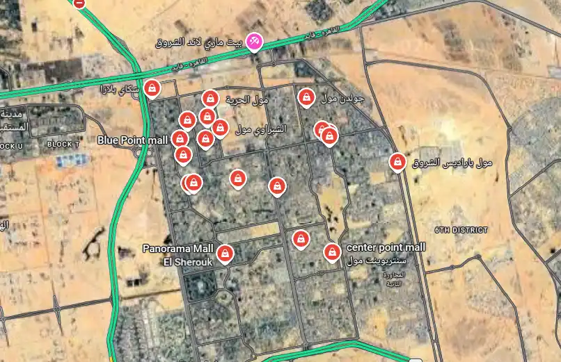  Center Point Mall El Shorouk  Map Location