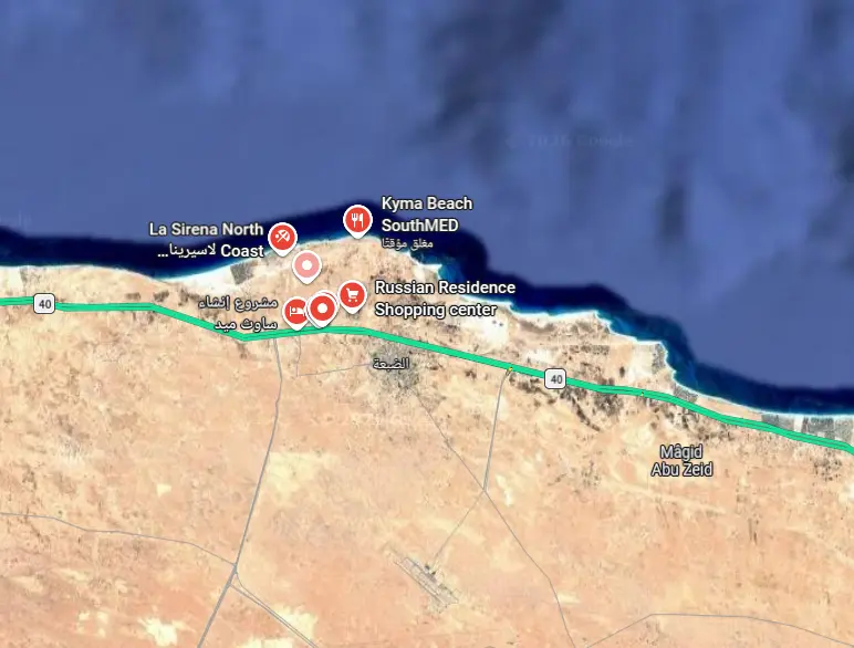 South Med Egypt North Coast  Map Location