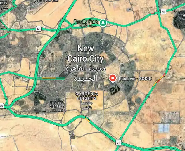 Sodic East El Shorouk Map Location