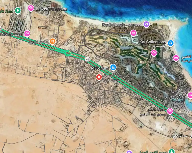 Mountain View Crysta Sidi Abdel Rahman Map Location