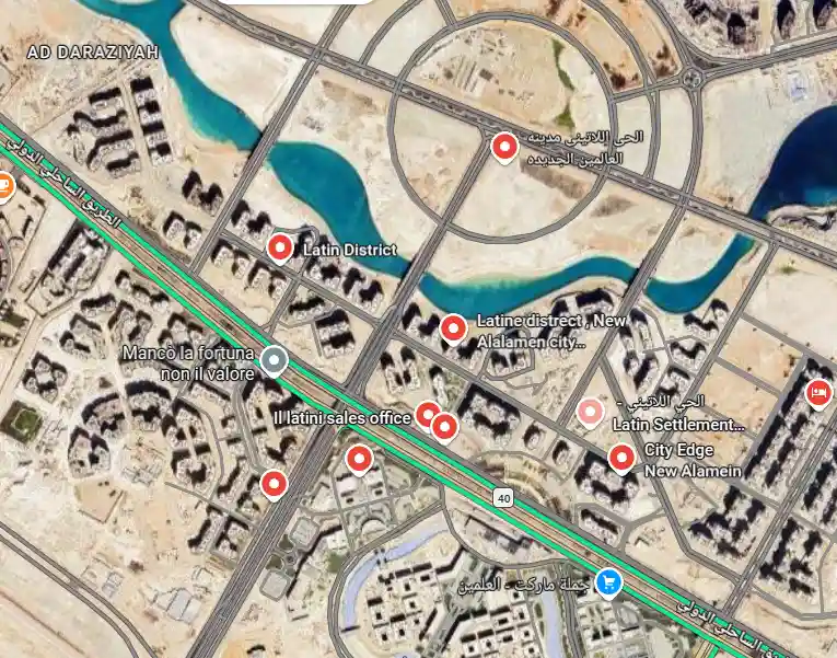 Latin City New Alamein Map Location