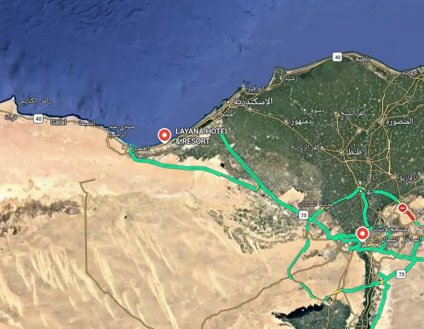 Layana North Coast Map Location