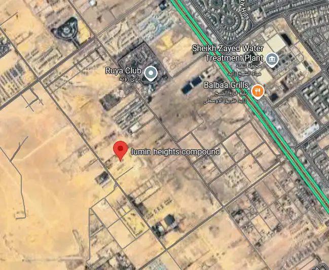 موقع كمبوند لومين هايتس الشيخ زايد