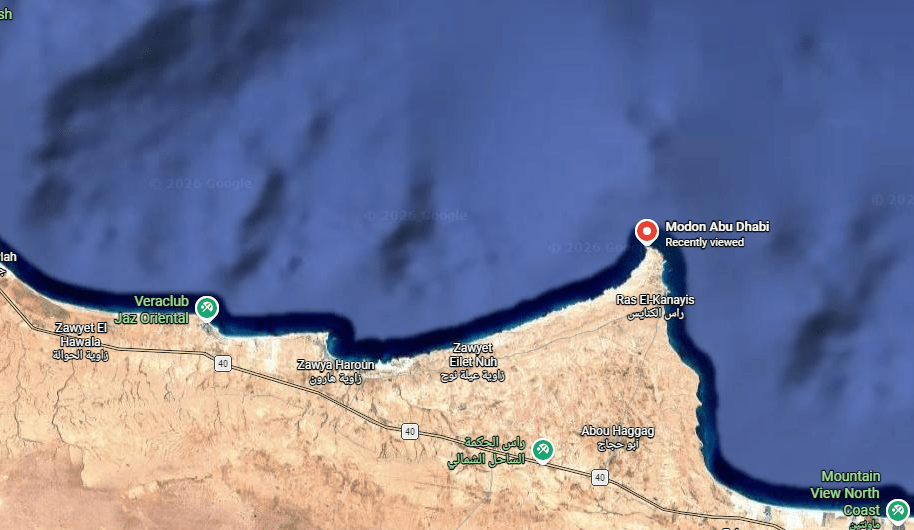 Wadi Yemm Ras El Hekma Map Location