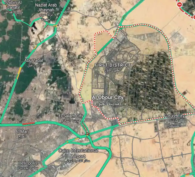 Murtaqa El Obour City  Map Location