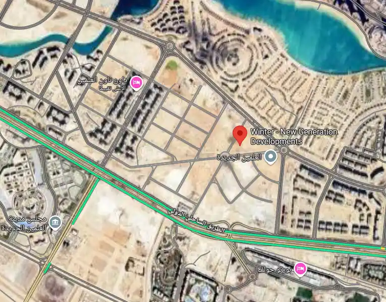 Winter New Alamein  Map Location