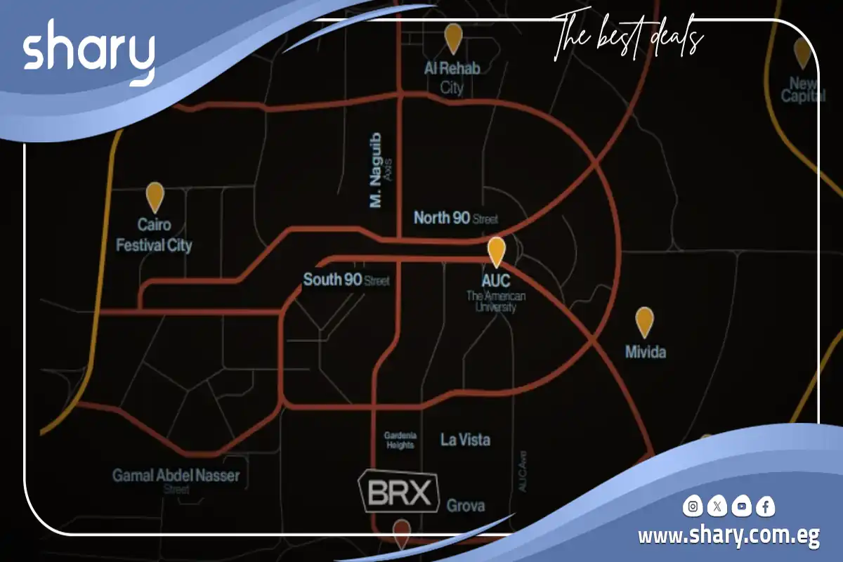 BRX Mall New Cairo Map