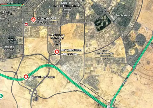 BRX Mall New Cairo Map Location