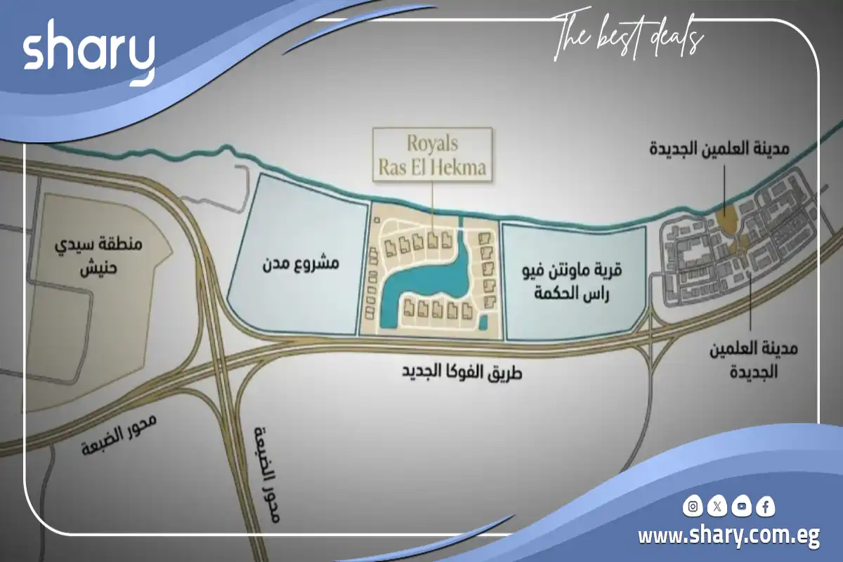 قرية رويالز الساحل الشمالي Royals North Coast Village 8 موقع رويالز الساحل الشمالي