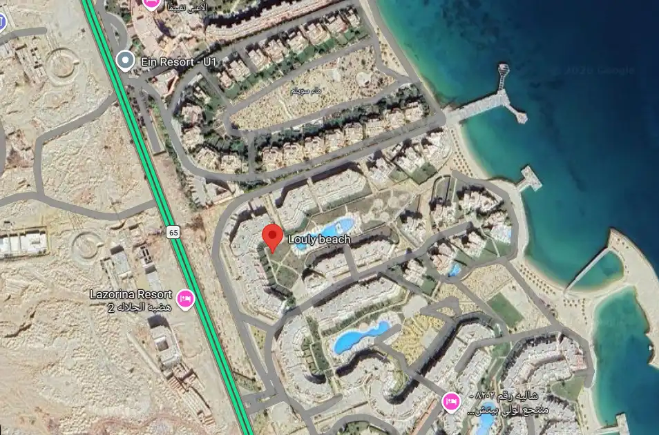 Louly Beach Ain Sokhna  Map Location