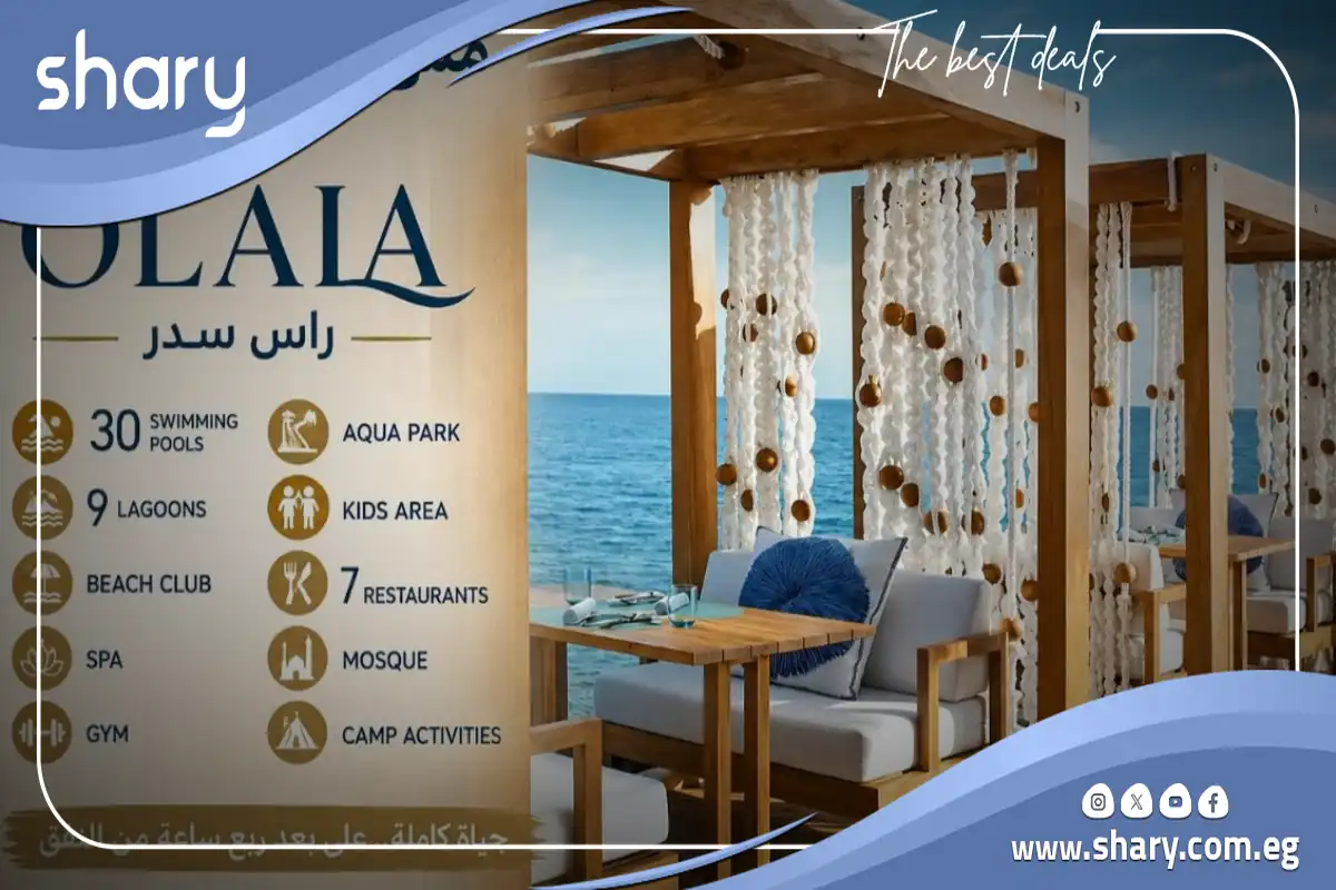 قرية أولايا رأس سدر Olaia Ras Sedr أسعار وتفاصيل 2026 10 مشروع أولايا شركة الخليفة