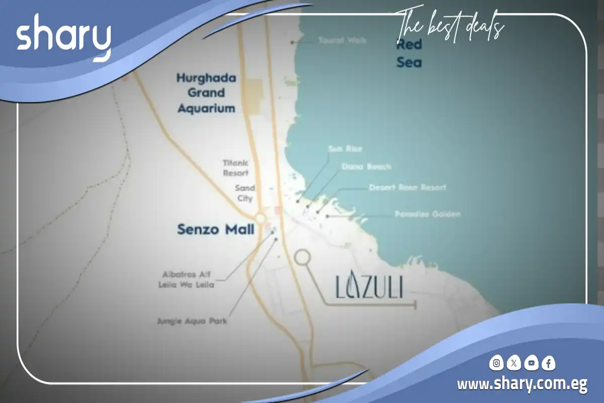 Lazuli Hurghada | By Rekaz Developments 2026 8 Lazuli Hurghada Location