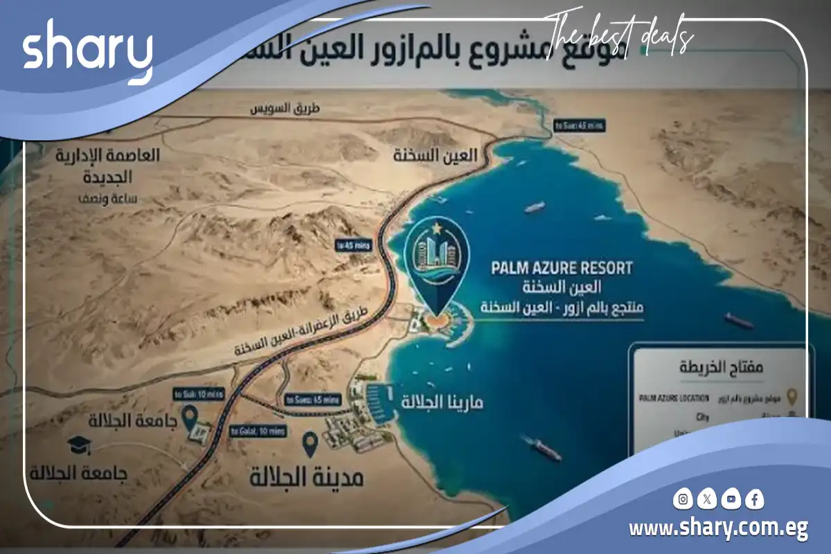 Palm Azure Ain Sokhna Prices and Details 2026 8 Palm Azure Ain Sokhna Location