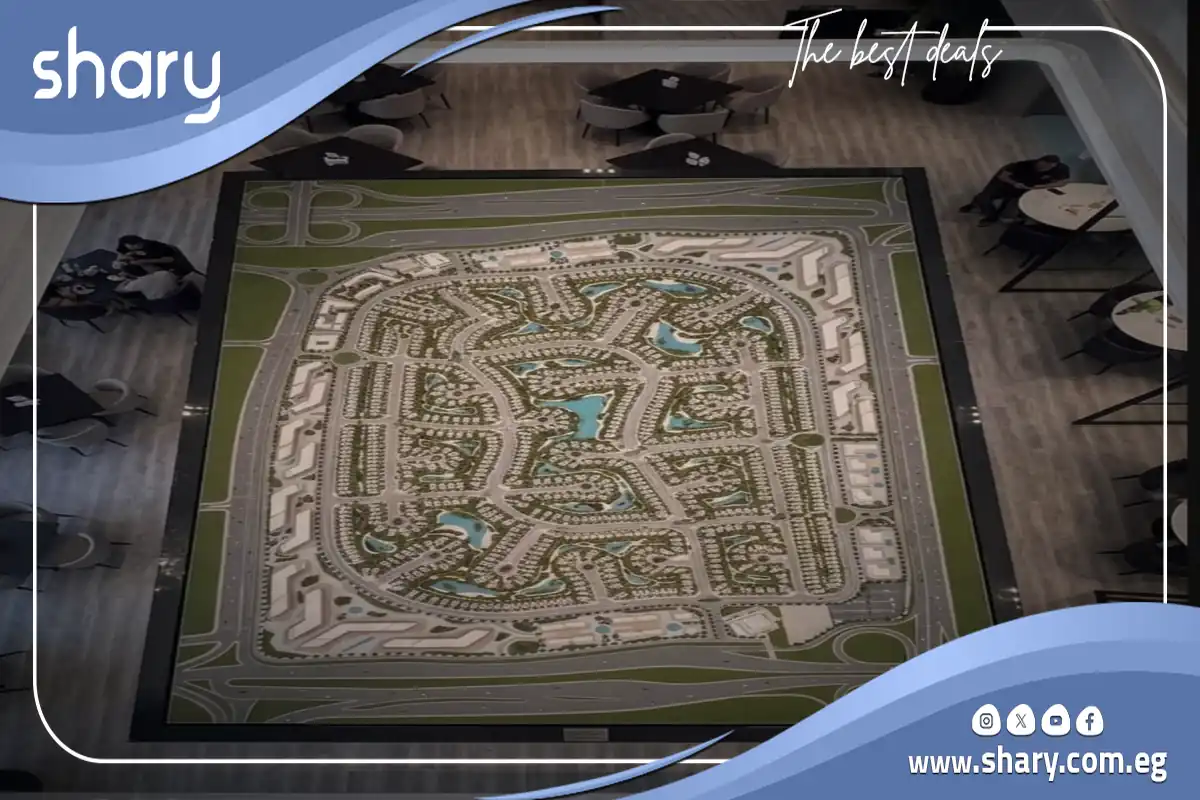 كمبوند ذا كيو جاردنز نيو شيراتون The Que Gardens New Sheraton شركة مرتقى للتطوير العقاري 12 ماستر بلان كمبوند ذا كيو جاردنز