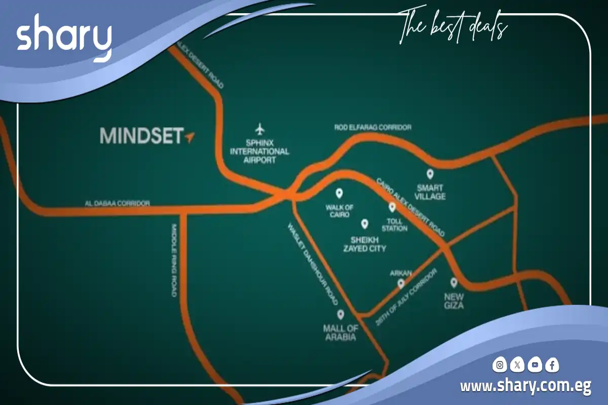 مول مايند سيت زايد الجديدة Mind Set Mall شركة لاند مارك صبور 8 موقع مول مايند سيت زايد الجديدة