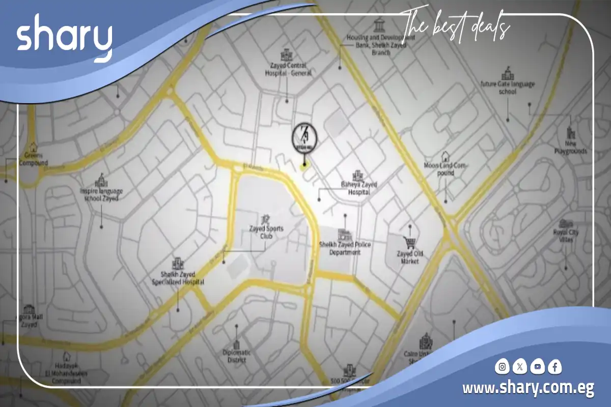 Zed 49 Mall Sheikh Zayed | By Kayan Developments 8 Zed 49 Mall Location