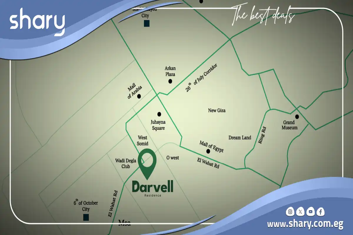 Darvell Residence Compound 6 October, by White Eagle Development 6 Location Darvell Residence Compound 6 October